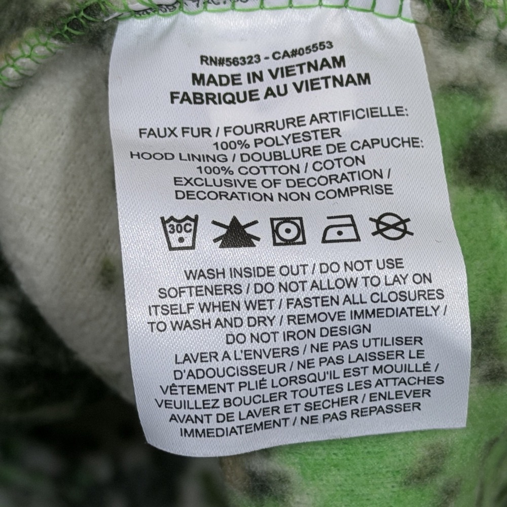 Nike Sportswear Essentials Sherpa Fleece Half Zip Hoodie Camo Mock Neck Pouch - Picture 4 of 12